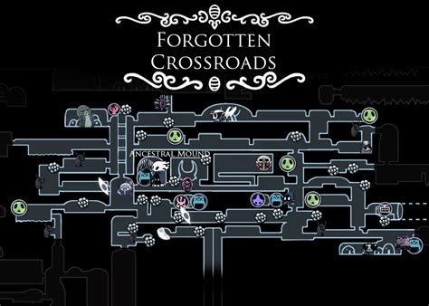 hollow knight forgotten crossroads map|Hollow Knight Full Walkthrough – The Forgotten Crossroads.